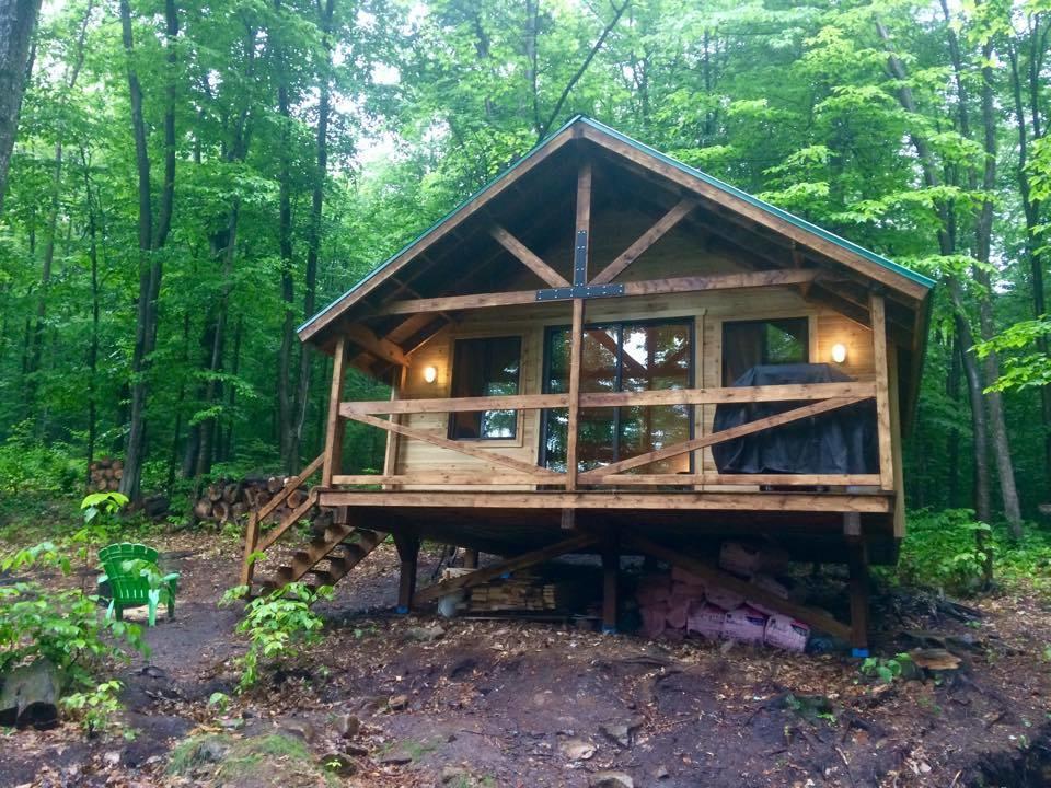 Les Cabines Nordik Des Piles Villa Saint-Jean-des Piles Eksteriør billede