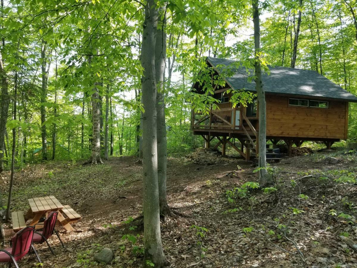Les Cabines Nordik Des Piles Villa Saint-Jean-des Piles Eksteriør billede